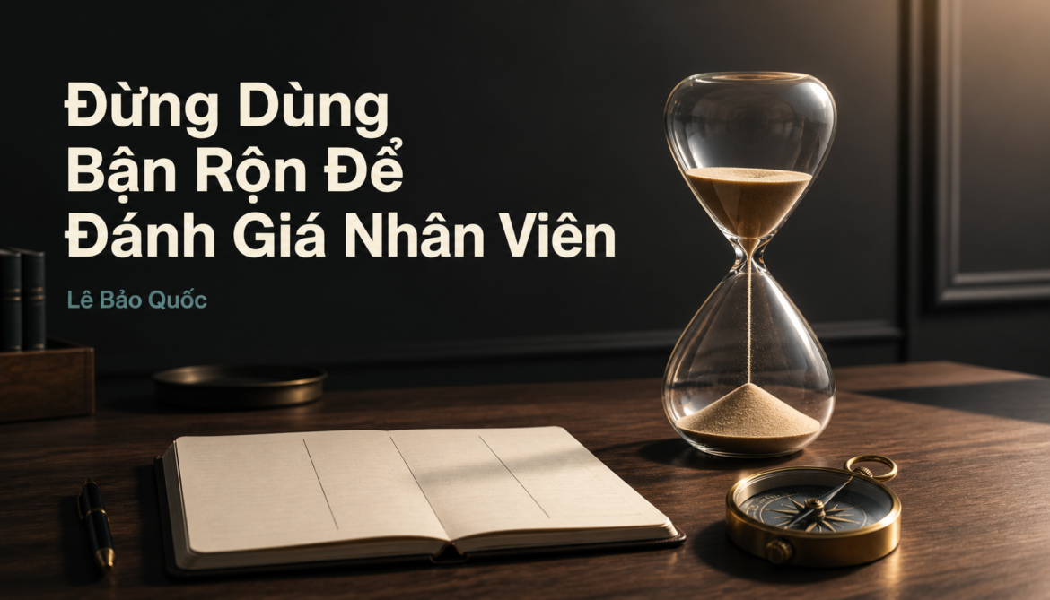 Đánh giá nhân viên doanh nghiệp nhỏ bằng kết quả thay vì sự bận rộn