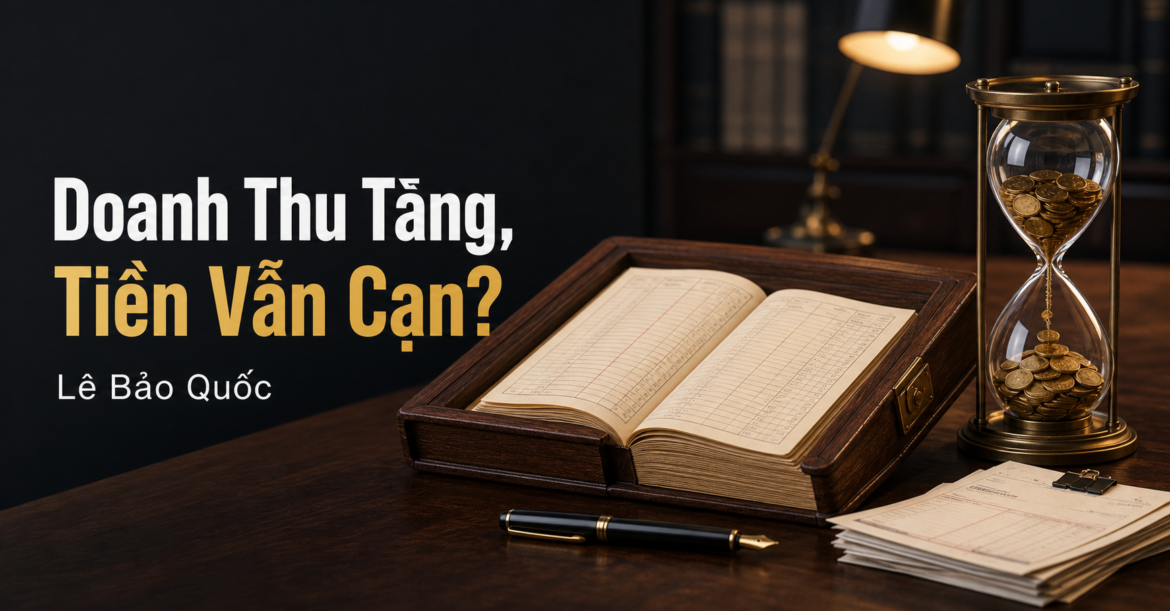 Bàn tư vấn bán hàng với sổ ghi chú và bảng giá cho doanh nghiệp nhỏ