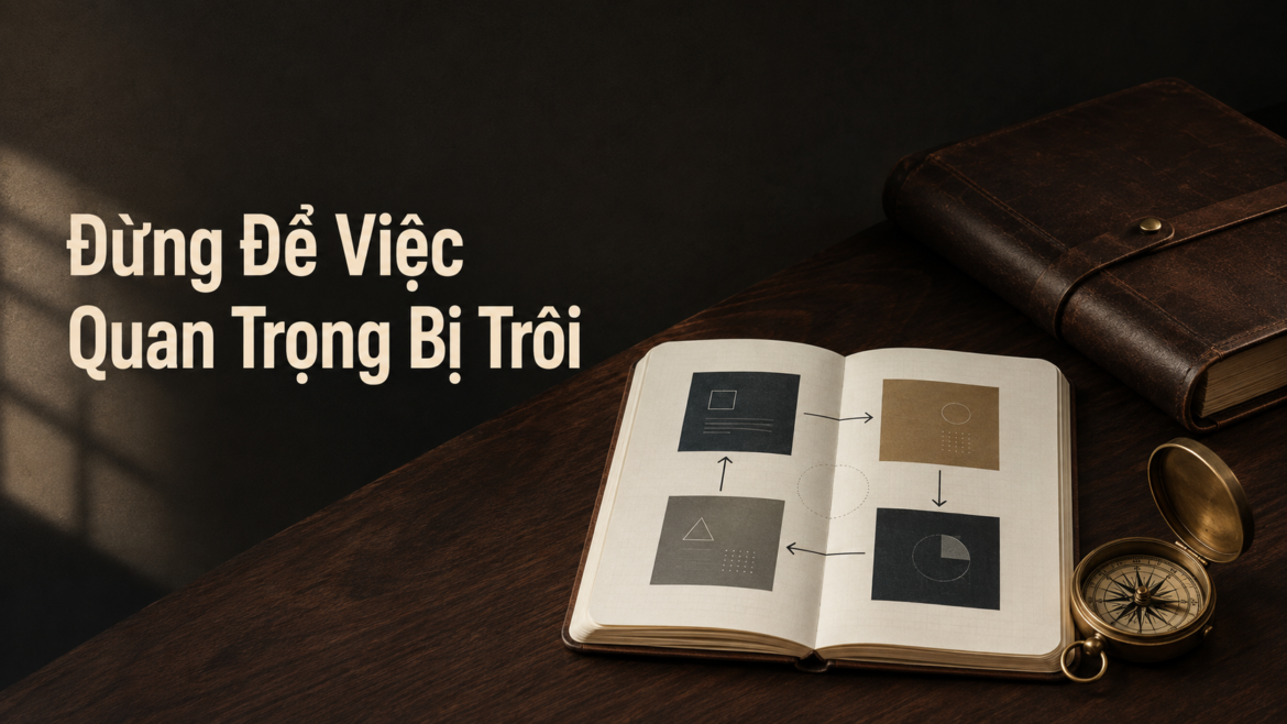 Đừng để việc quan trọng bị trôi trong vận hành doanh nghiệp nhỏ